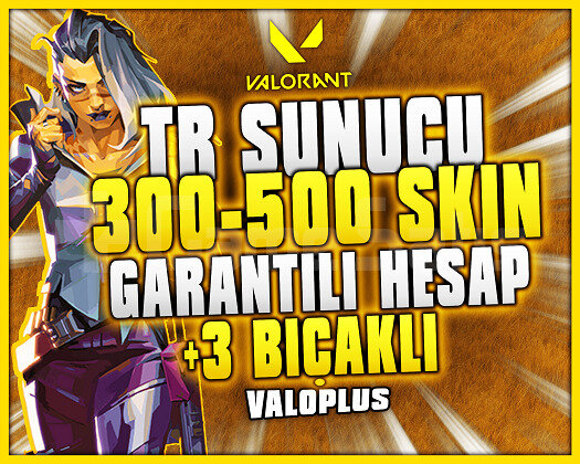 KESİN TR SUNUCU 300-500 SKİNLİ HESAPLAR +3 BIÇAKVA