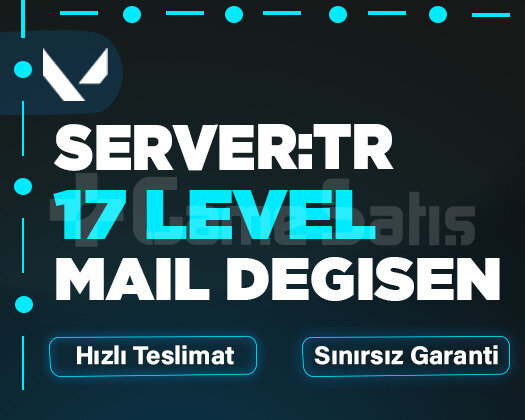 TR - 17 LEVEL - MAİL DEĞİŞEN - GARANTİLİ