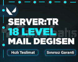 TR - 18 LEVEL - MAİL DEĞİŞEN - GARANTİLİ