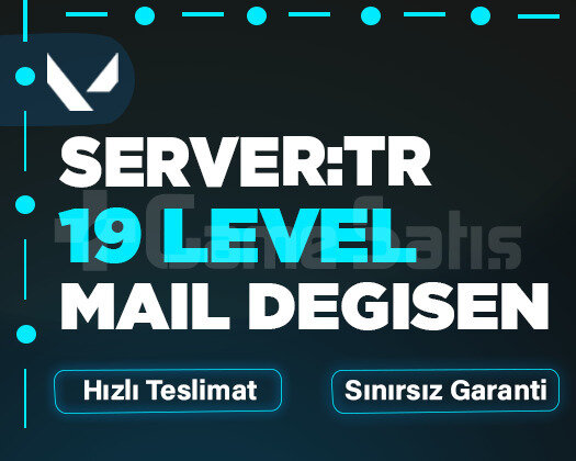 TR - 19 LEVEL - MAİL DEĞİŞEN - GARANTİLİ