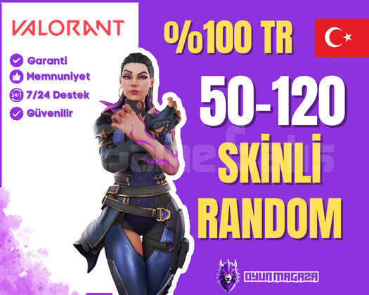 | TR 50-120 GARANTİLİ RANDOM HESAP |