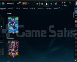 TR/85 SKİN/130 CHAMP/74LVL/9 YILLIK HESAP