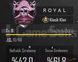 9.99 SEVİYE İSİM AKTİF KLAN 5 DAKİKADA TESLİMAT