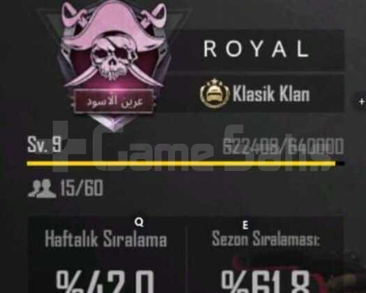 9.99 SEVİYE İSİM AKTİF KLAN 5 DAKİKADA TESLİMAT