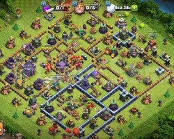 Clash of Clans BB 15 Hesap Herolar Güzel