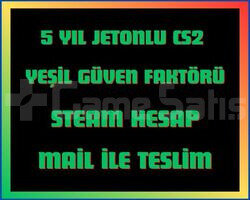 5 Yıl Jetonlu CS2 + MAİL