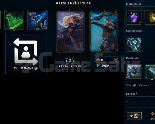 2016 KURULUM BANSIZ HANDMADE LOL HESABI