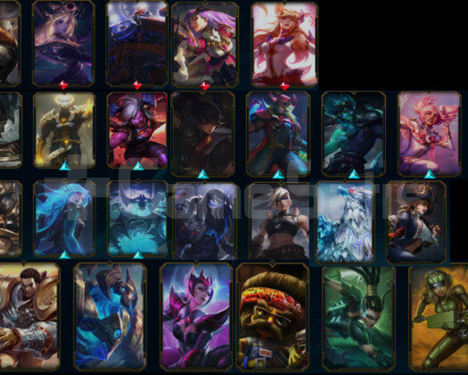 117LVL HANDMADE 36 DEĞERLİ SKİNLİ LOL HESABI