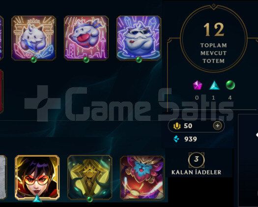 117LVL HANDMADE 36 DEĞERLİ SKİNLİ LOL HESABI