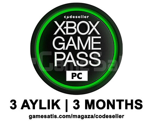 XBOX GAME PASS PC - 3 AYLIK