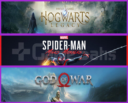 Hogwarts Legacy + Miles Morales + God Of War