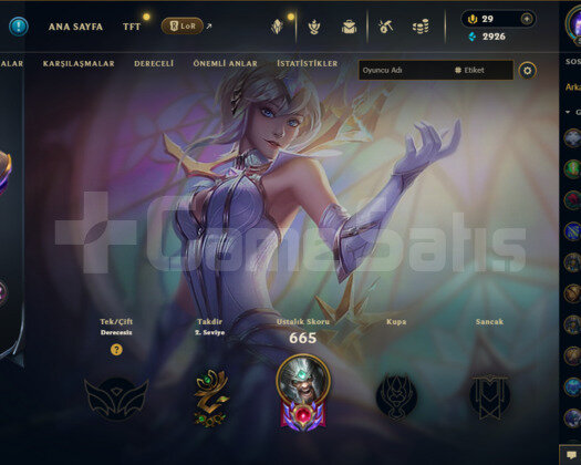 EUW 4 İHTİŞAMLI 3.3K RPLİ E POSTALI HESAP MAINLIK