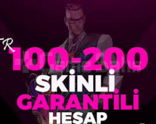 100 TR 100-200 SKİN GARANTİLİ VALORANT VİP HESP