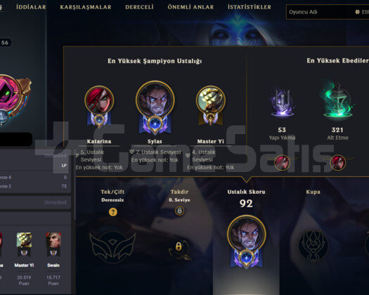 EUW 2020 KURULUM DEMIR-BRONZ ELO HESAP