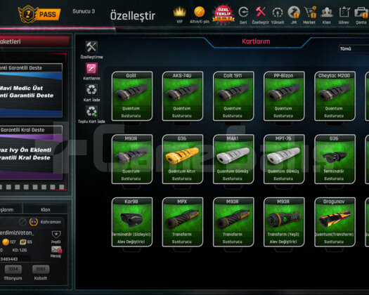 ESPOR DESENLİ + DOLU QUANTUMLU + SINIRSIZLI + ELİT