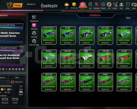 ESPOR DESENLİ + DOLU QUANTUMLU + SINIRSIZLI + ELİT