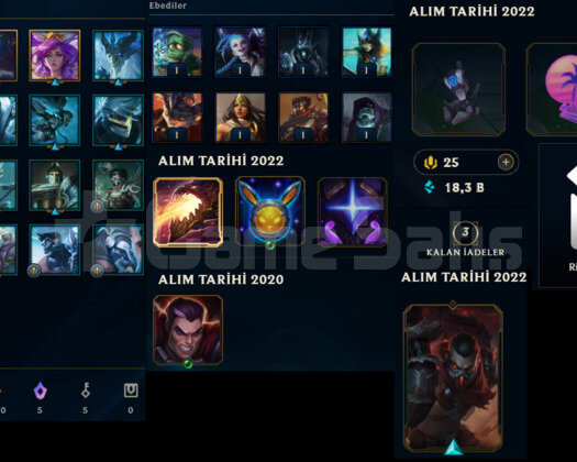 55 LVL 2020 KURULUM UNRANKED LOL HESABI 18K M.Ö