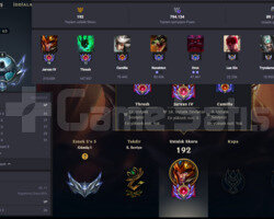 2012 KURULUM 60 SKIN MAINLIK LOL HESABI RARE ACC