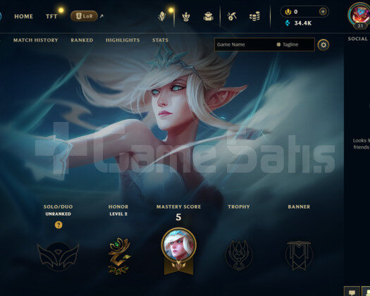 TR UNRANKED S11 HESABI 34K MAVİ ÖZ