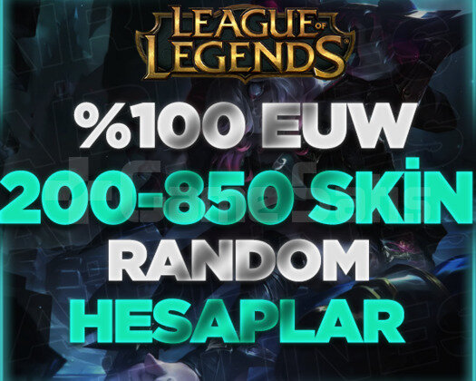EUW | ULTRA VİP 200-850 SKİN LOL RANDOM
