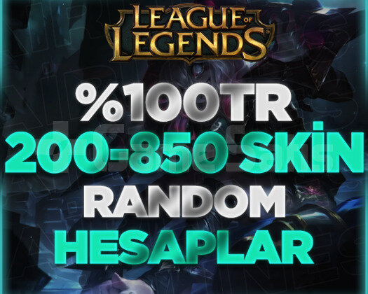 TR | ULTRA VİP 200-850 SKİN LOL RANDOM