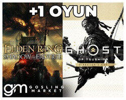 Elden Ring +DLC + Ghost Of Tsushima + 1 OYUN