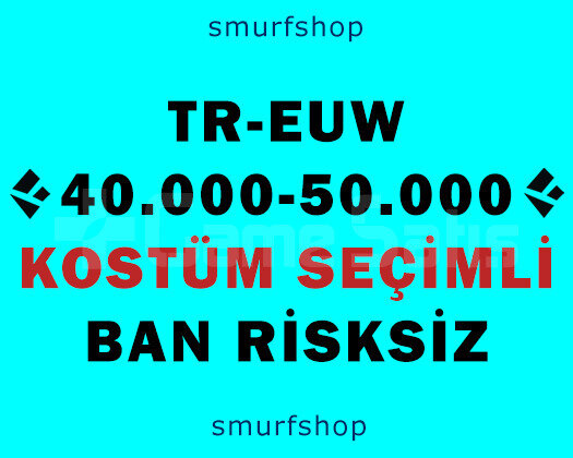 TR/EUW KOSTÜM SEÇİMLİ UNRANKED SIFIR BAN