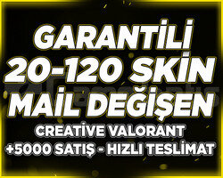 MAİL DEĞİŞEN | 20-120 SKİN GARANTİLİ RANDOM HESAP