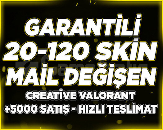 MAİL DEĞİŞEN | 20-120 SKİN GARANTİLİ RANDOM HESAP
