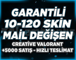 MAİL DEĞİŞEN | 10-120 SKİN GARANTİLİ RANDOM HESAP