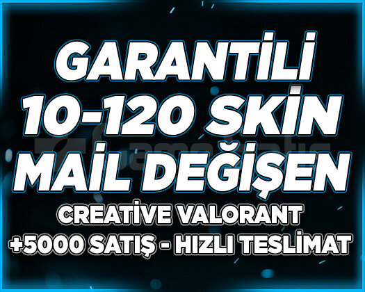 MAİL DEĞİŞEN | 10-120 SKİN GARANTİLİ RANDOM HESAP
