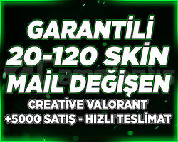 MAİL DEĞİŞEN | 20-120 SKİN GARANTİLİ RANDOM HESAP