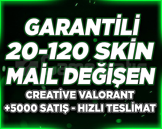 MAİL DEĞİŞEN | 20-120 SKİN GARANTİLİ RANDOM HESAP