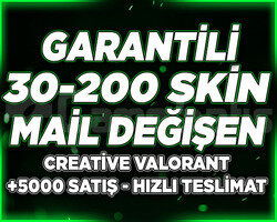 MAİL DEĞİŞEN | 30-200 SKİN GARANTİLİ RANDOM HESAP