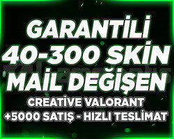 MAİL DEĞİŞEN | 40-300 SKİN GARANTİLİ RANDOM HESAP