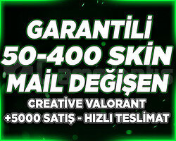 MAİL DEĞİŞEN | 50-400 SKİN GARANTİLİ RANDOM HESAP