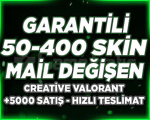 MAİL DEĞİŞEN | 50-400 SKİN GARANTİLİ RANDOM HESAP