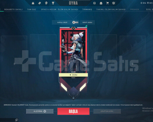 TR 20 LEVEL VALORANT UNRANKED HESAP + MAİL DEĞİŞİR