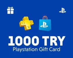 Playstation Gift Card 1000 TRY