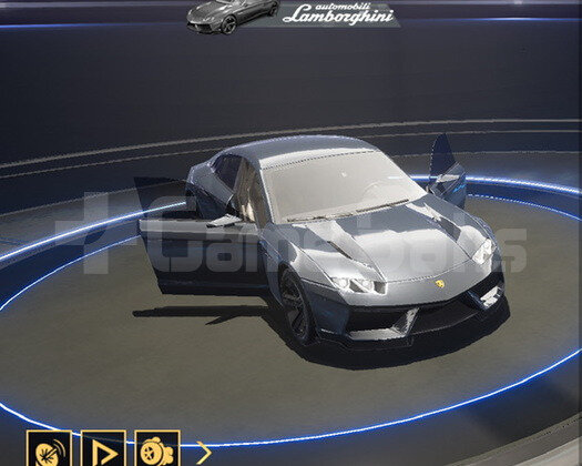 LAMBORGHİNİ SİYAH ESTOQUE TOROS ARAÇ KARTI