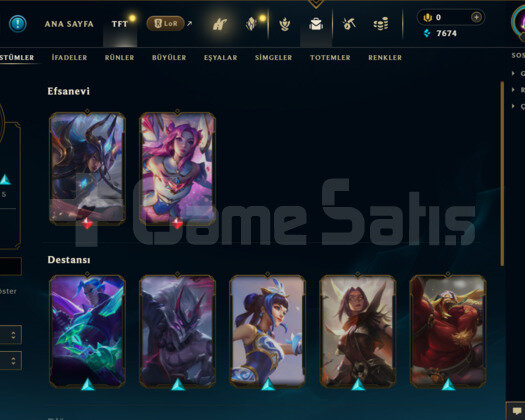 TR - 74 LEVEL - 15 SKİN - 38 HERO - MAİL DEĞİŞEN