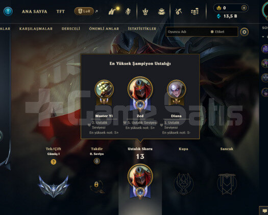 50K ZEDLİ S1 ELLE KASILMIŞ 30+LEVEL HESAP LOL