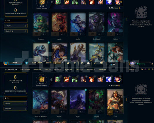 TR UNRANKED FRESH TEMİZ HESAP 30+ LEVEL