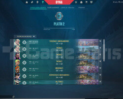 RANK HAZIR PLAT 2 BOŞ HESAP