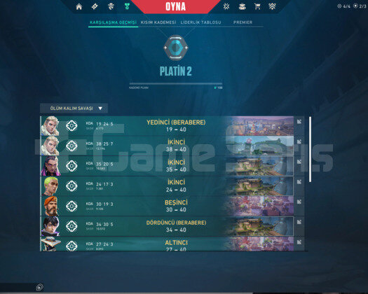 RANK HAZIR PLAT 2 BOŞ HESAP