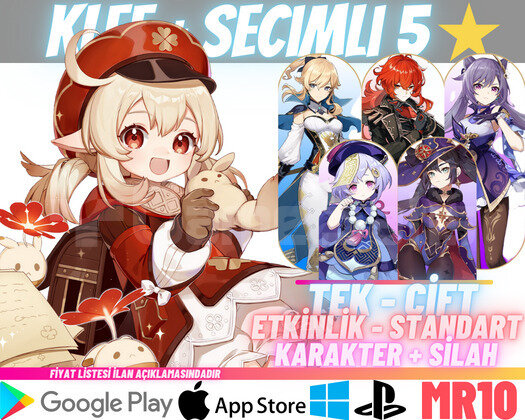 EU | MR10 KLEE + Seçimli 5 Yıldız - Başlangıç