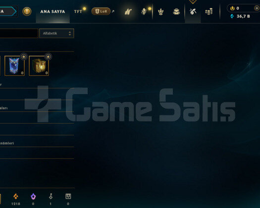 TR UNRANKED S11 HESABI 36.7K MAVİ ÖZ