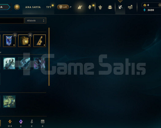 EUW UNRANKED S11 HESABI 3 KOSTÜM GANİMETİ DOLU