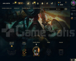 EUW UNRANKED S11 HESABI 3 KOSTÜM GANİMETİ DOLU