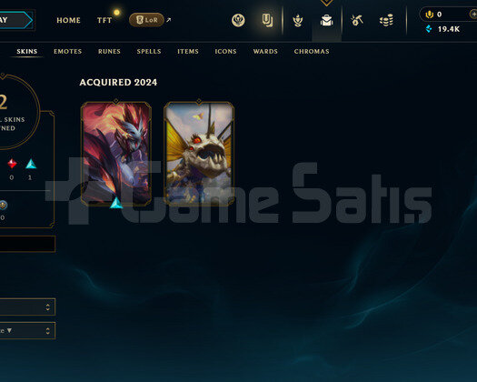 EUW Unranked | 2 Kostüm - 19K Mö | LoL Hesap